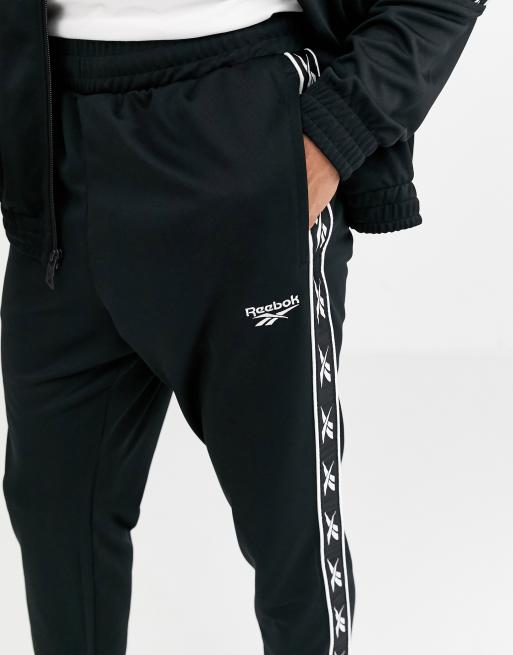 Reebok joggers black new arrivals