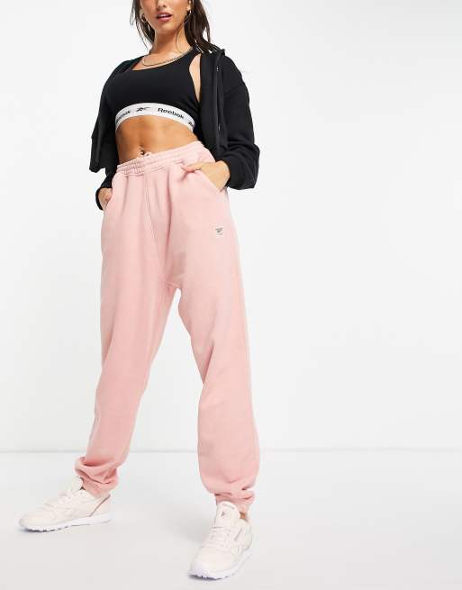 Reebok - joggingbukser i pastelrosa - PINK