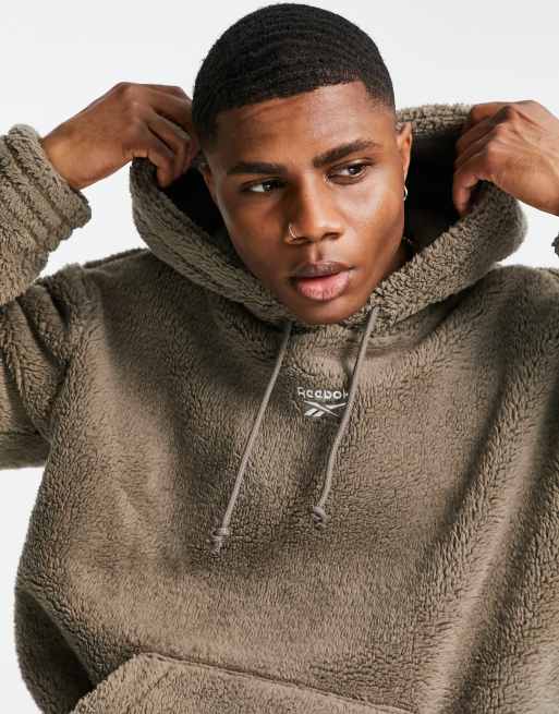 sherpa hoodie fleece