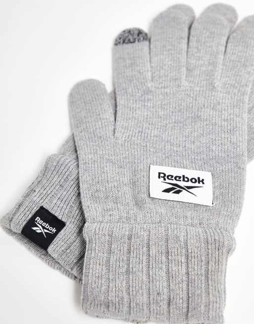 Reebok gloves hot sale grey