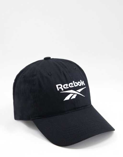 Reebok logo cap in black