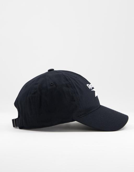 Reebok logo cap in black | ASOS