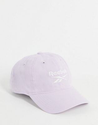 Reebok logo cap in lilac