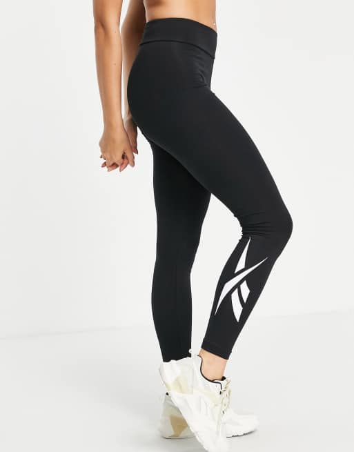 Reebok, Black Side Logo Everyday Favorite Leggings