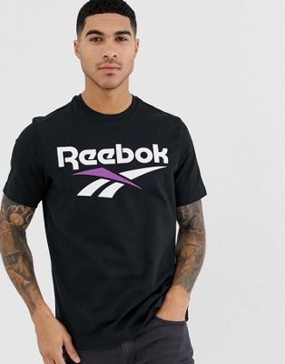 Reebok Logo T-Shirt Black | ASOS