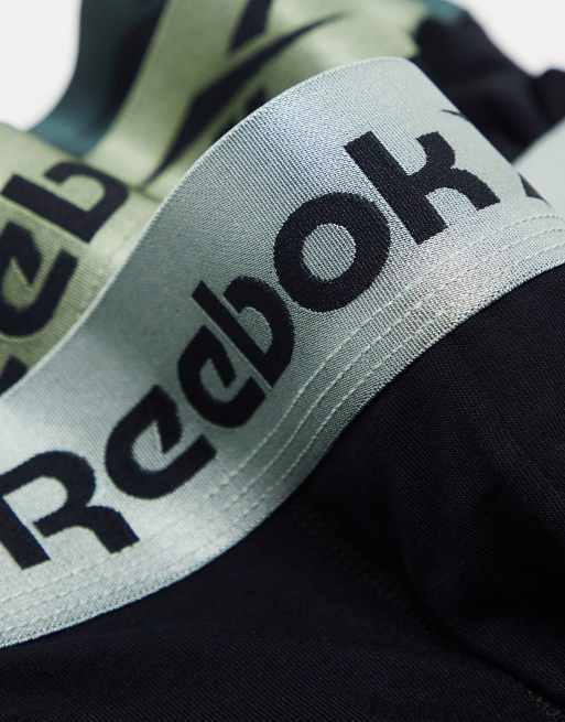 Reebok - Lorenzo - Set van 3 boxershorts van bamboe met glanzende tailleband, 2 van 4