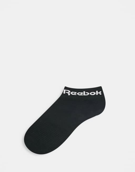 Reebok - Lot de 3 paires de socquettes de sport - Noir, blanc et gris, 2 de 4
