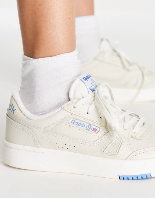 Reebok classic cream store and blue