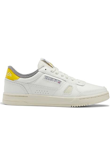 Reebok LT Court sneakers in off-white/gray