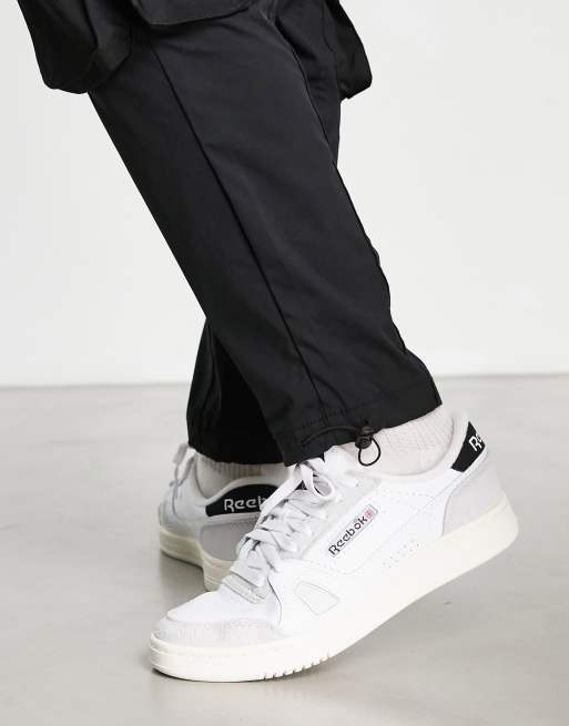 Efterforskning Fortov stressende Reebok LT Court sneakers in white with black detail | ASOS