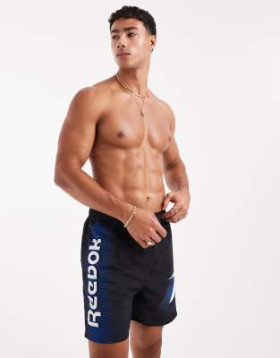 Reebok Luther swim shorts in black - view 1