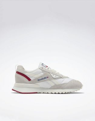 Reebok LX2200 trainers in white and red