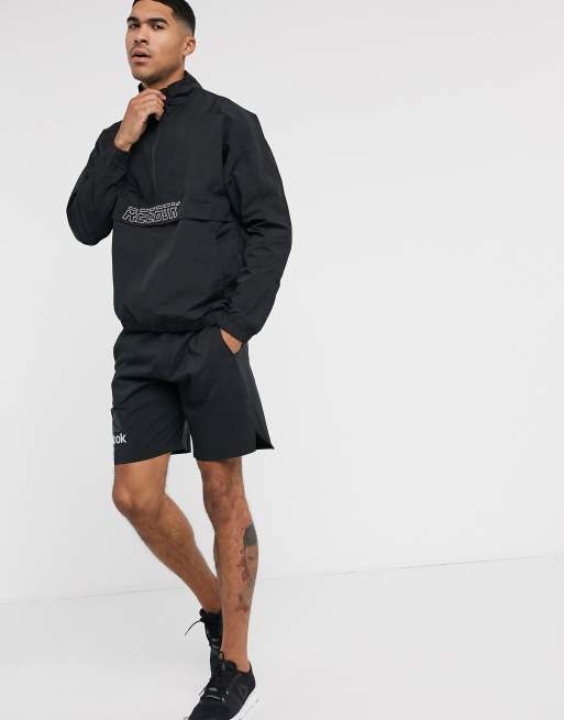 Reebok Meet You woven zip in black | ASOS