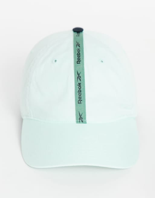 Reebok – Mintgrön justerbar keps med tejpad logga, 3 av 4