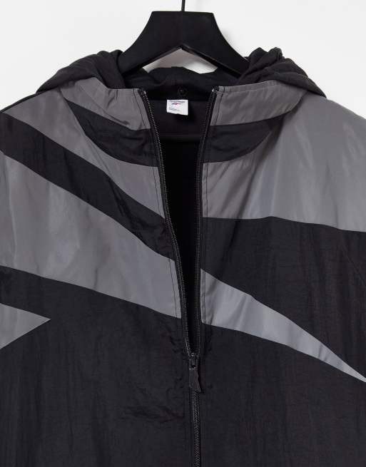 Reebok cheap windbreaker black