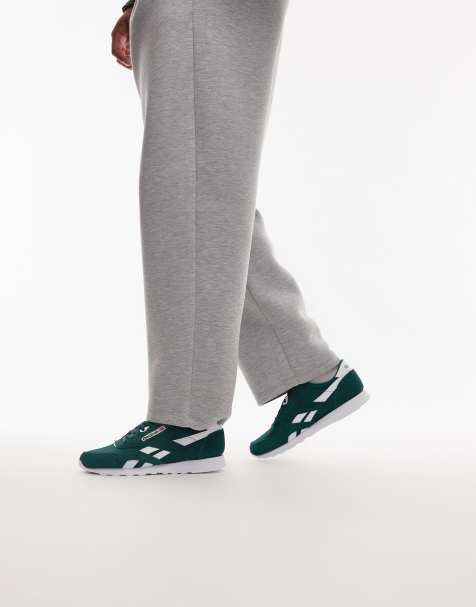 Reebok - Mørkegrønne og klassiske sneakers i nylon - view 1
