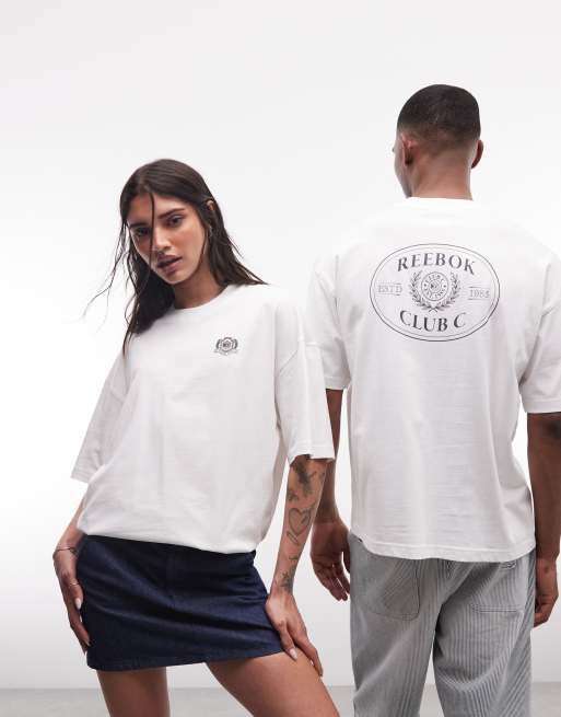 Reebok – Naturvit t-shirt med tryck - exklusivt hos ASOS, 4 av 4