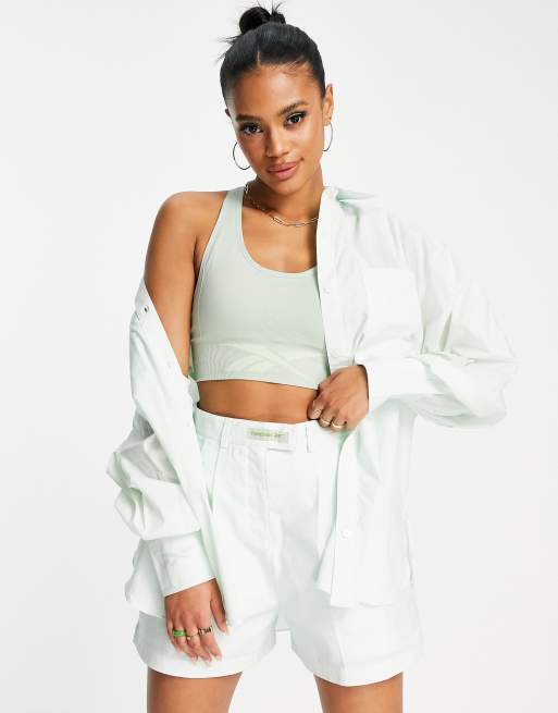 Reebok - Overhemd in pastelgroen