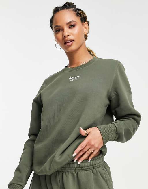 Olive green crewneck hot sale