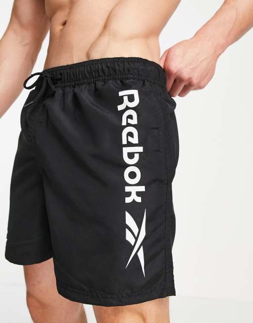 Pantaloncini reebok neri store e bianchi