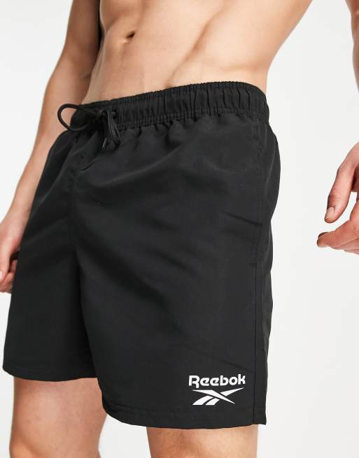 Reebok Pantaloncini da bagno neri ASOS