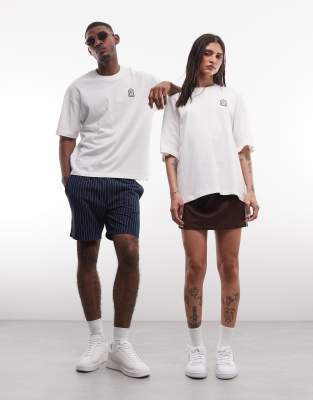 Reebok Patch Logo T-shirt In White