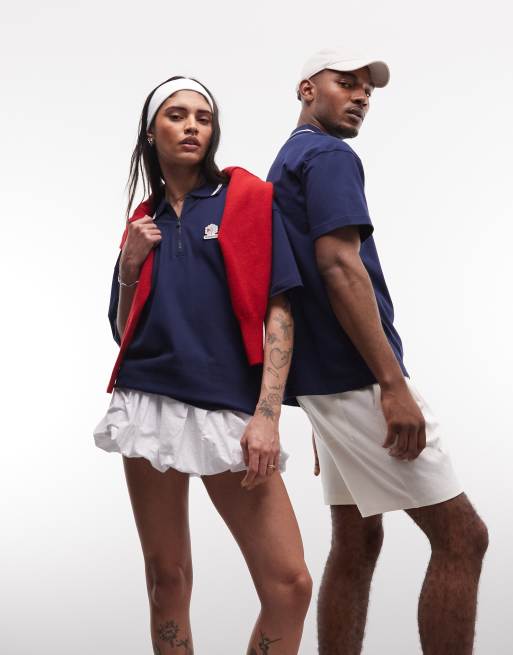 Reebok - Path - Poloshirt met logo in marineblauw, exclusief bij ASOS, 3 van 4
