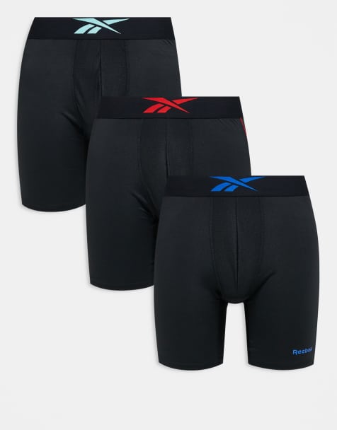 Reebok Placer long length trunks in black - view 1