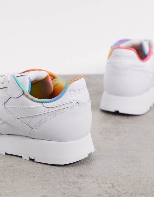 Reebok classic leather cheap pride shoes