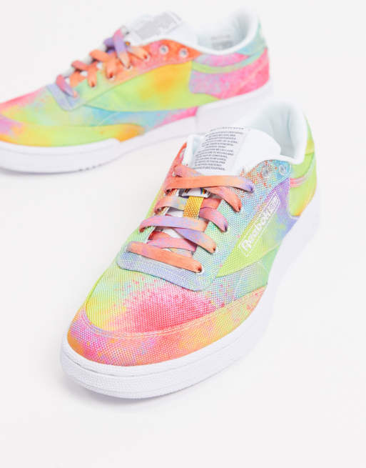 Reebok rainbow hot sale trainers