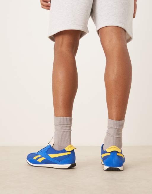 Reebok R400 sneakers in blue and yellow, 5 of 5
