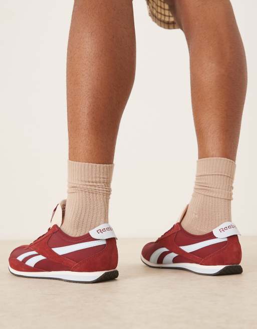 Reebok R400 sneakers in burgundy