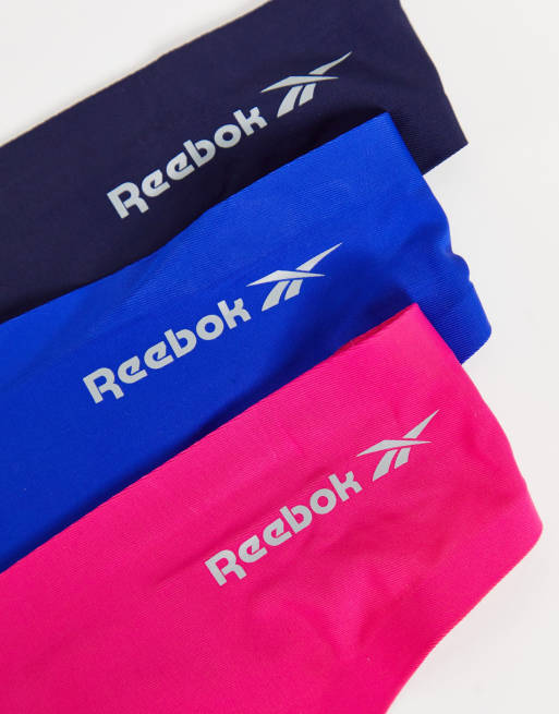 Reebok – Rae – Verstärkte, nahtlose Tangas in Marineblau, Kobaltblau, Pink, 2 von 4