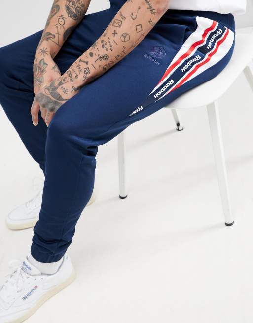 Reebok retro joggers sales in navy