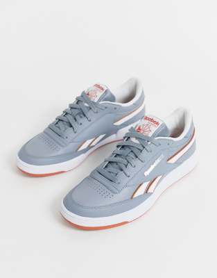 Reebok revenge plus MU sneakers in grey 