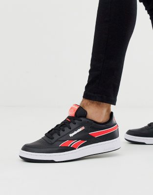 Reebok revenge plus MU trainers black | ASOS