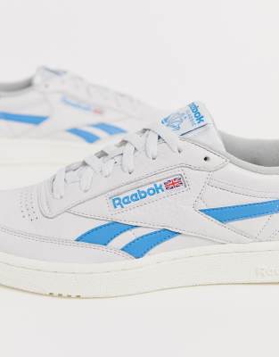 reebok revenge plus white blue