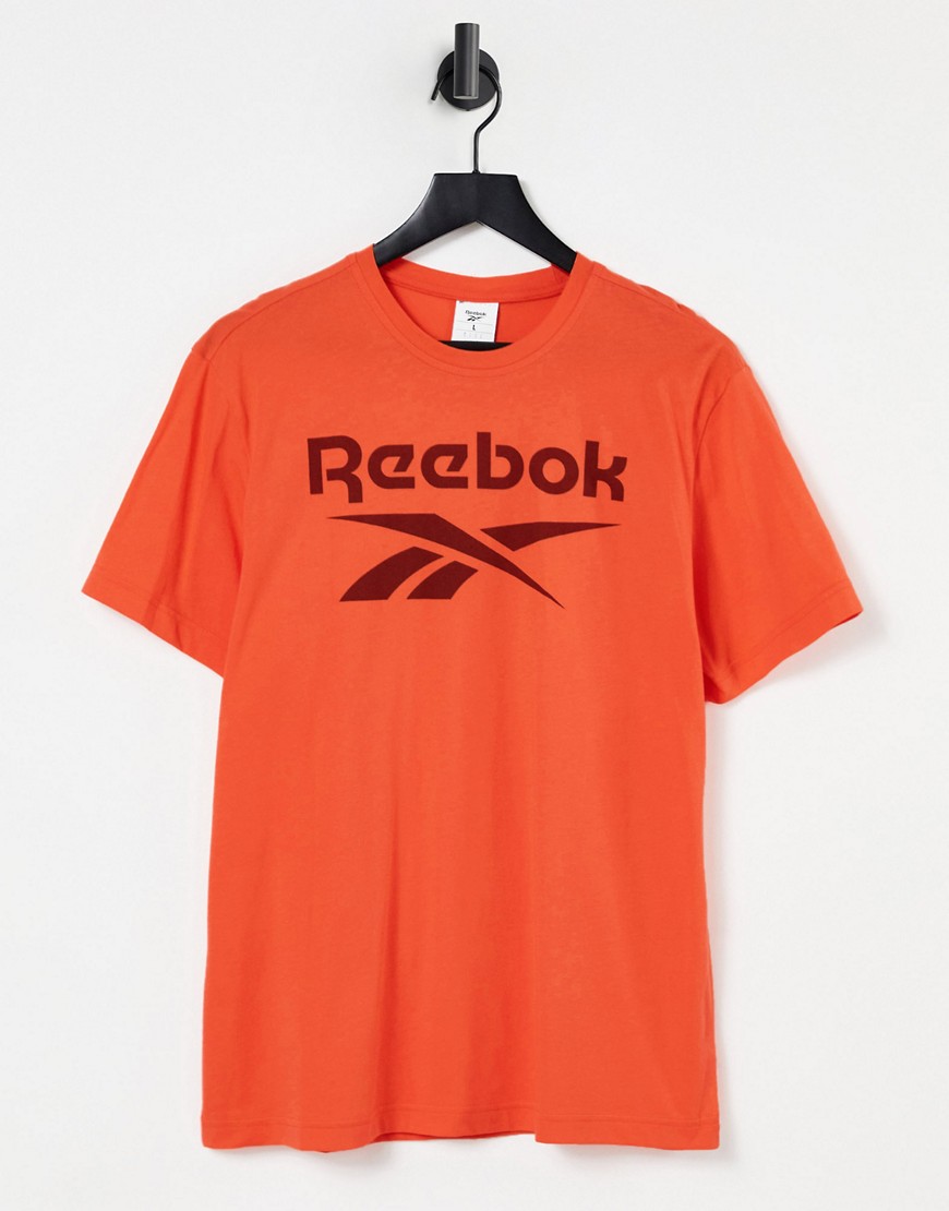 Reebok RI Big Logo T-shirt in orange
