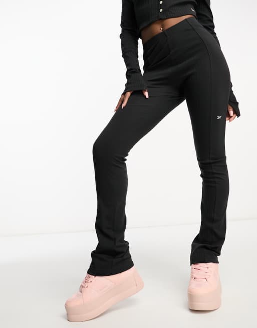 Reebok ribbed leggings in black ASOS