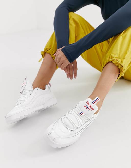 Reebok Rivyx ripple trainers in white ASOS