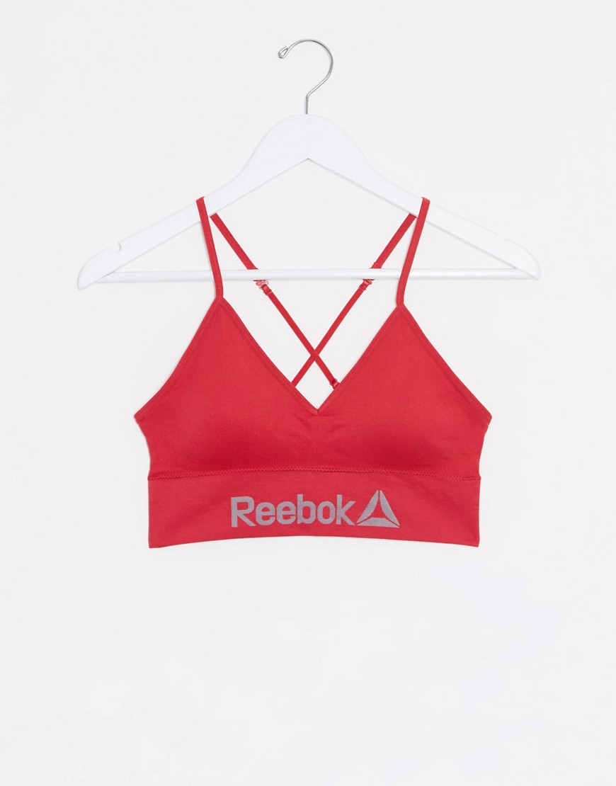 Reebok – Röd behå i seamless