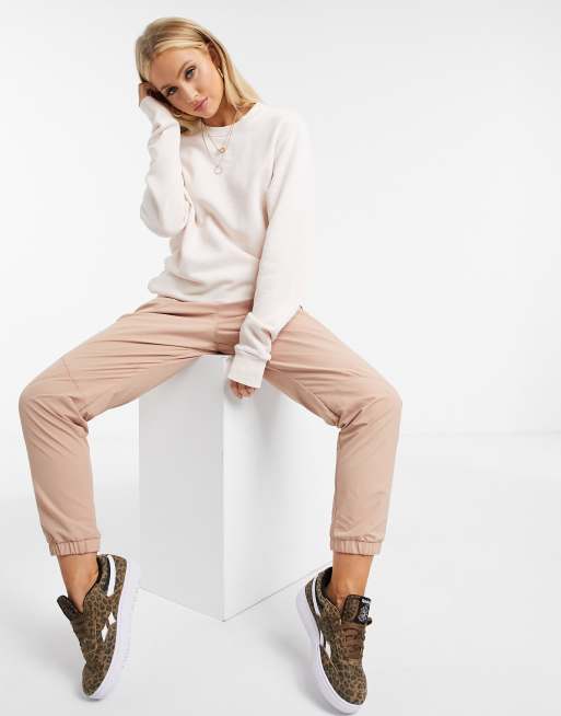 Reebok – Rosa sweatshirt med tvättad finish, 4 av 4