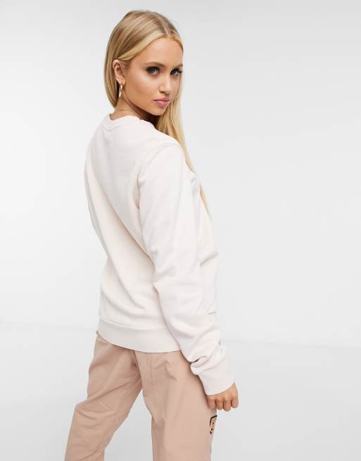 Reebok – Różowa bluza z logo i efektem sprania, 2 z 4