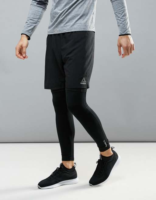 Reebok Running 2-in-1 shorts black br2055