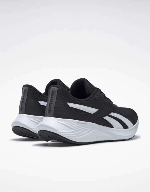 Reebok black & hot sale white running shoes