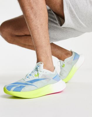 Reebok Running Floatride Energy X trainers in grey and yellow