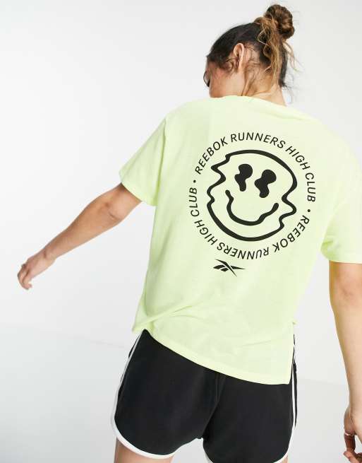 Reebok running squad store t shirt