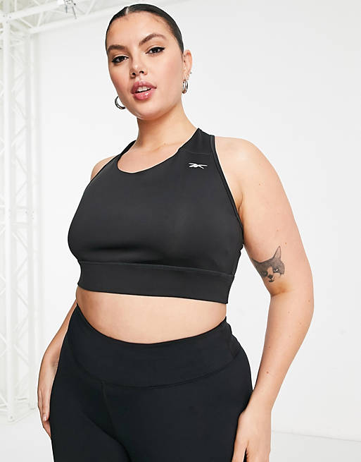 Sportswear Reebok Running PLUS high support bra in black 