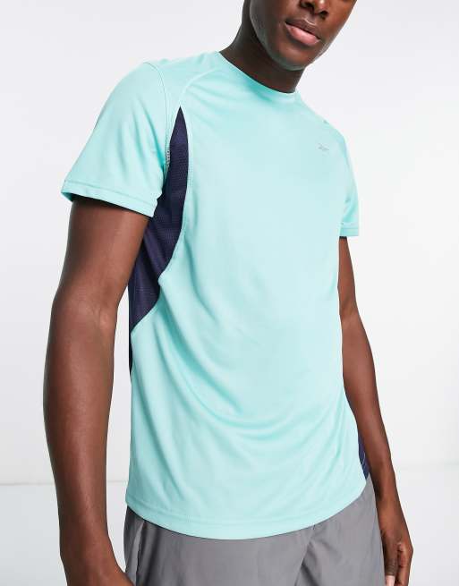 Reebok Running speedwick short sleeve t-shirt in green