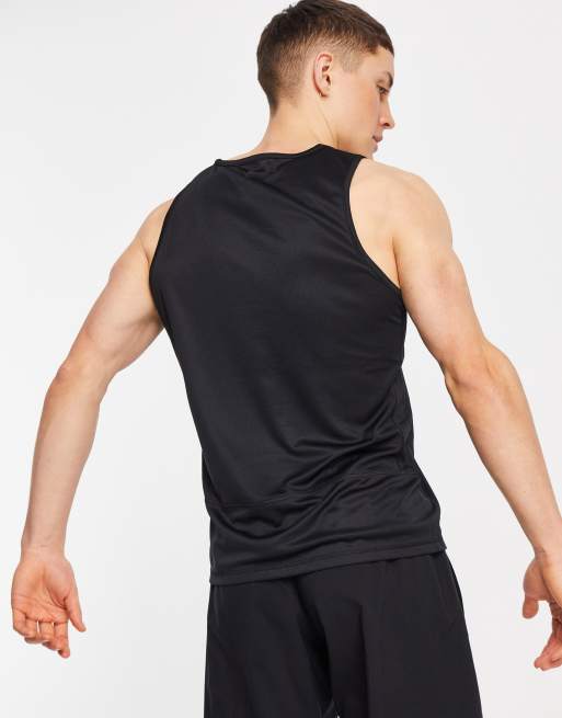 Reebok Running vest in black ASOS